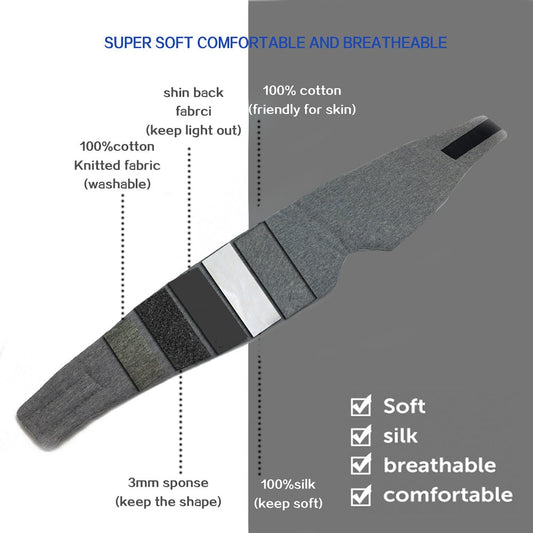 AURATEKSKIN SLEEP MASK BLOCKOUT EYE COVER